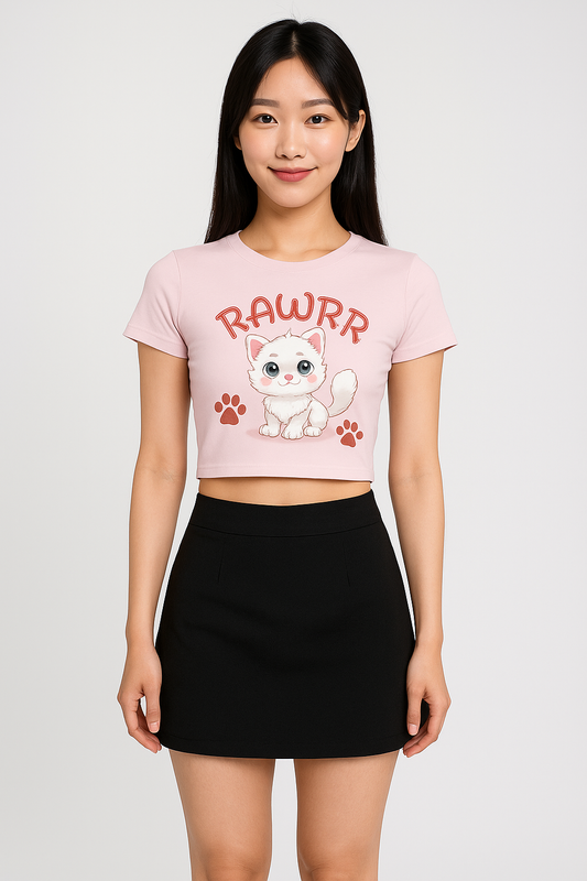 RAWRR Baby Tee - Pink Edition